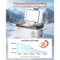 Ψυγείο αυτοκινήτου VEVOR, DC 12/24V AC100-240V Compressor Electric Cooler, -20°C έως 20°C Ψυγείο αυτοκινήτου με APP Control, 15L Cars Freezer for RVs, Campsites, Boats, Camping, Fishing, 60W Portable Freezer