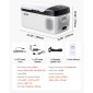 Ψυγείο αυτοκινήτου VEVOR, DC 12/24V AC100-240V Compressor Electric Cooler, -20°C έως 20°C Ψυγείο αυτοκινήτου με APP Control, 15L Cars Freezer for RVs, Campsites, Boats, Camping, Fishing, 60W Portable Freezer