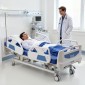 VEVOR Premium 5 Λειτουργιών Πλήρες Ηλεκτρικό Νοσοκομειακό Κρεβάτι, Ηλεκτρικό Ιατρικό Κρεβάτι με Trendelenburg & Reverse Trendelenburg και κεντρικό σύστημα κλειδώματος με τροχίσκους 127 mm για Home Hospital, 250 kg Φόρτωση