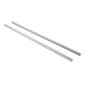 Ράβδος γραμμικής κίνησης VEVOR 2PCS, 25 mm x 1000 mm (0,98 x 39,4 ίντσες), άξονας γραμμικής ράβδου από ανθρακούχο χάλυβα SFC25, Anti Rust and High Precision, Άξονας υψηλής σκληρότητας, για κοπή λείανσης μηχανής διάτρησης