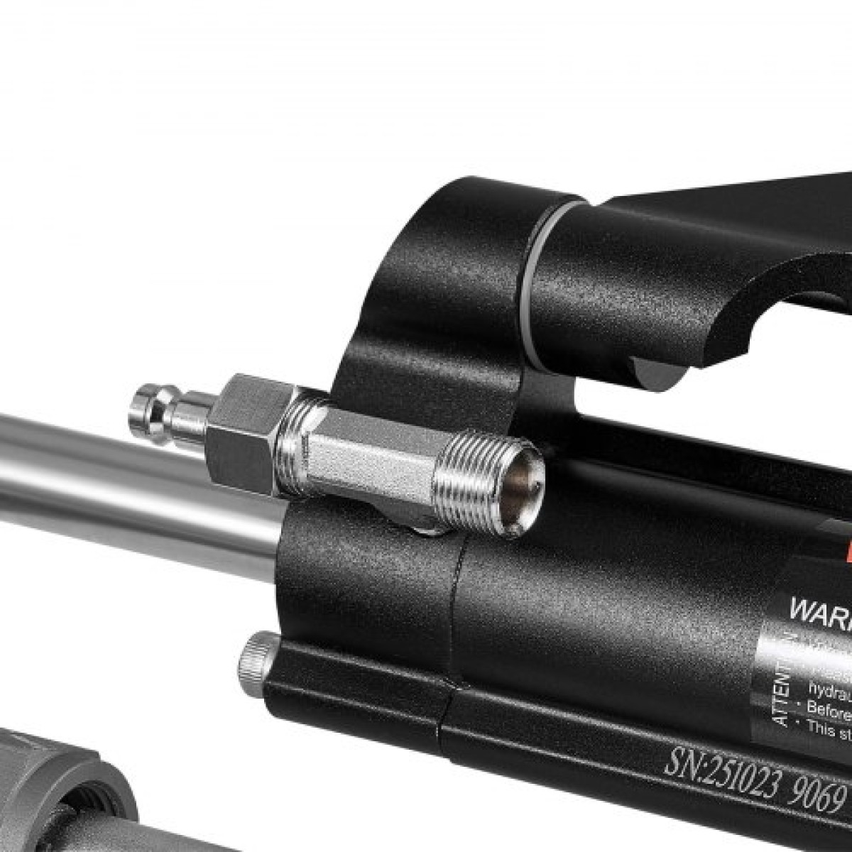VEVOR Hydraulic Steering Kit, 110kW (150 HP), Marine Boat Hydraulic Steering System, με αντλία πηδαλίου 6,9 MPa/1000 psi, κύλινδρο κλειδώματος δύο κατευθύνσεων και σωλήνες υψηλής αντοχής 7,92 m, για χρήση σε έναν κινητήρα