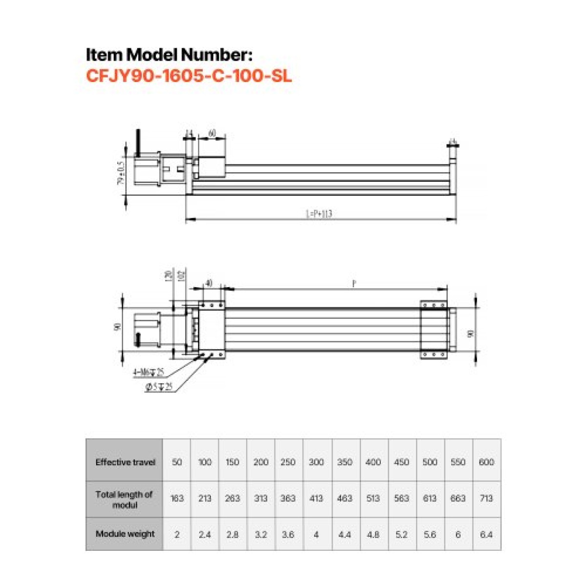 VEVOR Linear Stage Actuator, 100 mm Αποτελεσματική διαδρομή, Βιδωτή ράγα CNC Γραμμική Οδηγός Κίνησης, Διπλός Οπτικός Άξονας, C7 Υψηλής Ακρίβειας, Μπλοκ ρουλεμάν ολίσθησης, Χειροκίνητος τροχός, για δρομολογητή CNC άξονας X Y Z