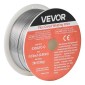 Σύρμα συγκόλλησης VEVOR Flux Core MIG, E308LFC-O 0,8mm 0,9kg, Σύρμα συγκόλλησης από ανοξείδωτο χάλυβα με αέριο με χαμηλό πιτσίλισμα για συγκόλληση τόξου σε όλες τις θέσεις, αυτοθωρακισμένο για εξωτερική χρήση