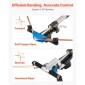VEVOR Hydraulic Tubing Bender Kit, 6 mm έως 22 mm, Χάλκινος σωλήνας Bender, Εργαλείο κάμψης HVAC προς τα εμπρός/όπισθεν, με 7 έγχρωμες μήτρες από κράμα αλουμινίου, για αυτόματη επισκευή ψυκτικού συστήματος κλιματισμού HVAC