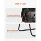 VEVOR Compost Tumbler, 200L Dual Chamber Outdoor Tumbling Composter με 2 συρόμενες πόρτες και σύστημα αερισμού, μεγάλος περιστρεφόμενος γρήγορα περιστρεφόμενος κάδος κομποστοποίησης για απορρίμματα εξωτερικού χώρου, κήπου, κουζίνας και αυλής
