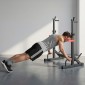VEVOR Power Cage Squat Rack, Home Gym Power Rack με ρυθμιζόμενο ύψος και πλάτος, εξοπλισμός προπόνησης δύναμης με σχάρες αποθήκευσης Barbell & J-hooks για πρέσα πάγκου, squat, άρση βαρών