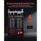 VEVOR Fuel Injector Cleaner Tester, 9 δοκιμαστικές λειτουργίες, 4-κύλινδρος 28kHz υπερηχητικό μηχάνημα καθαρισμού, μηχανή εγχυτήρα αυτοκινήτου με βαλβίδα αποστράγγισης και τάση λειτουργίας 12V για αυτοκίνητο και μοτοσικλέτα