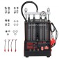 VEVOR Fuel Injector Cleaner Tester, 9 δοκιμαστικές λειτουργίες, 4-κύλινδρος 28kHz υπερηχητικό μηχάνημα καθαρισμού, μηχανή εγχυτήρα αυτοκινήτου με βαλβίδα αποστράγγισης και τάση λειτουργίας 12V για αυτοκίνητο και μοτοσικλέτα