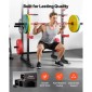 VEVOR Power Cage Power Rack, Πολυλειτουργικό Barbell Squat Rack με ρυθμιζόμενο ύψος, Home Gym Strength Training Training Εξοπλισμός προπόνησης με J-Hoks & περισσότερο εξάρτημα γυμναστικής για πάγκο τύπου Pull-Up Dips