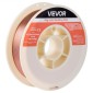 Σύρμα συγκόλλησης VEVOR Solid MIG, ER70S-6 0,6mm 4,5kg, Σύρμα συγκόλλησης από ήπιο χάλυβα χαμηλής πιτσιλίσματος με υψηλούς αποοξειδωτές για συγκόλληση με θωράκιση αερίου σε όλες τις θέσεις