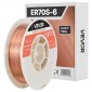 Σύρμα συγκόλλησης VEVOR Solid MIG, ER70S-6 0,6mm 4,5kg, Σύρμα συγκόλλησης από ήπιο χάλυβα χαμηλής πιτσιλίσματος με υψηλούς αποοξειδωτές για συγκόλληση με θωράκιση αερίου σε όλες τις θέσεις