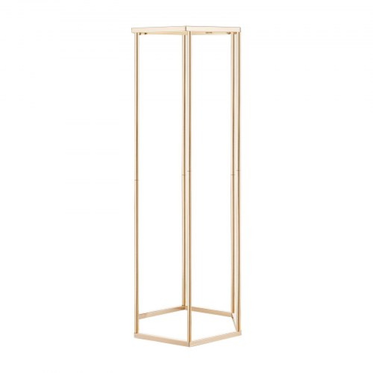 VEVOR Wedding Flower Stand, 10PCS 31,5 ιντσών Stand λουλουδιών, Floral stands with Acrylic Laminate, Hexagonal Cubic Floral Display Rack for Wedding, Party, Birthday, Home, French Gold Stand