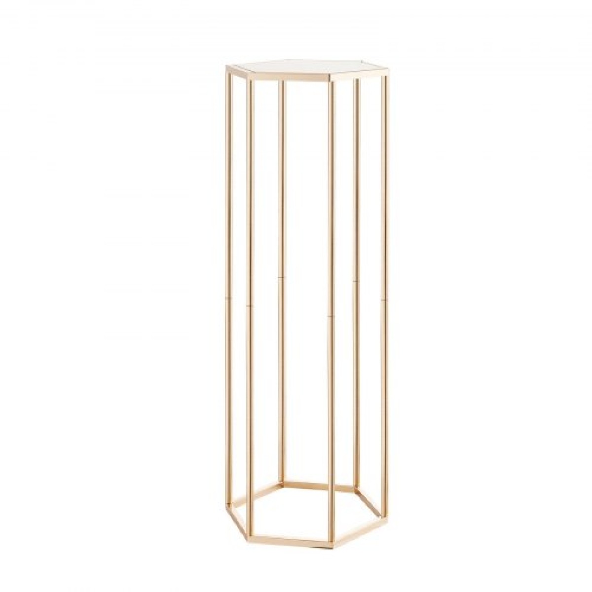 VEVOR Wedding Flower Stand, 10PCS 31,5 ιντσών Stand λουλουδιών, Floral stands with Acrylic Laminate, Hexagonal Cubic Floral Display Rack for Wedding, Party, Birthday, Home, French Gold Stand