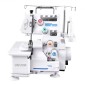 Ραπτομηχανή VEVOR Serger Overlock, 1250 βελονιές ανά λεπτό, ικανότητα 3 και 4 κλωστών, με φως LED και ισχυρά πόδια αναρρόφησης, ραπτομηχανή βαρέως τύπου μεταλλικό σκελετό για διάφορα υφάσματα, λευκό