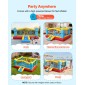 Φουσκωτό σπίτι αναπήδησης VEVOR, 14,7 x 13,8 x 6,8 πόδια Jumping Bouncy Castle, Φουσκωτό άλτης για παιδιά με τσουλήθρα, στεφάνι μπάσκετ, στόχος παιχνιδιού & περιοχή άλματος, Jumpings House 3-4 παιδιά (ηλικίες 3-8 ετών)