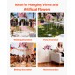 VEVOR Wedding Flower Stand, 10PCS 80cm Στάντ λουλουδιών, Floral Stand με Ακρυλικό Laminate, Κυλινδρική Κυβική Λουλουδένια Βάση για Γάμο, Πάρτυ, Γενέθλια, Σπίτι, Κεντρικά Στάντ