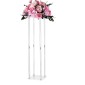 VEVOR Wedding Flower Stand, 10PCS 80cm Στάντ λουλουδιών, Floral Stand με Ακρυλικό Laminate, Κυλινδρική Κυβική Λουλουδένια Βάση για Γάμο, Πάρτυ, Γενέθλια, Σπίτι, Κεντρικά Στάντ