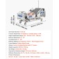 VEVOR Premium 5 Λειτουργιών Πλήρες Ηλεκτρικό Νοσοκομειακό Κρεβάτι, Ηλεκτρικό Ιατρικό Κρεβάτι με Καρδιακή Καρέκλα, ΚΑΡΠΑ, Trendelenburg & Reverse Trendelenburg, Κεντρικό Σύστημα Κλείδωμα με τροχούς 127mm για Νοσοκομείο στο σπίτι