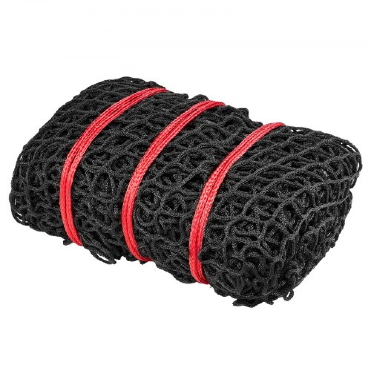 VEVOR Στρογγυλό δίχτυ σανού, 1,5 x 1,5 x 1,5 m, τρύπες 42 x 42 mm, υλικό PE, σχεδιασμός χωρίς κόμπους, με αυτοασφαλιζόμενο φερμουάρ, μεταφορά με βελόνα και επισκευαστικό σπάγγο, στρογγυλό δίχτυ για άλογα με αργή τροφοδοσία
