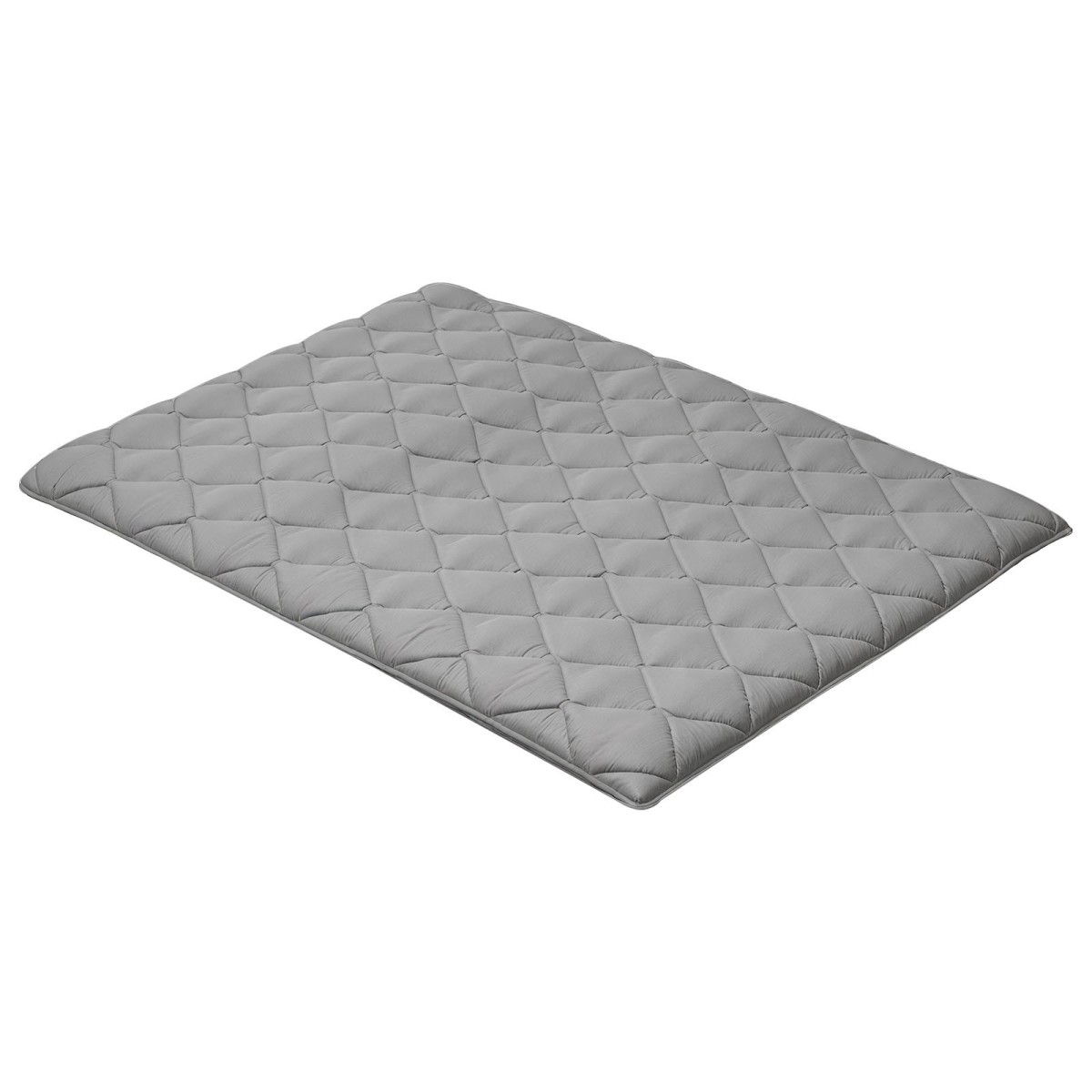 VEVOR Japanese Tatami Mat, Πτυσσόμενο στρώμα Ιαπωνικού Tatami πλήρους μεγέθους, στρώμα Futon με τσάντα αποθήκευσης & κούμπωμα, πατάκι 9 στρωμάτων για ύπνο, κοιτώνα, διαλογισμός, γιόγκα, 2032 x 1372 x 89 mm, γκρι