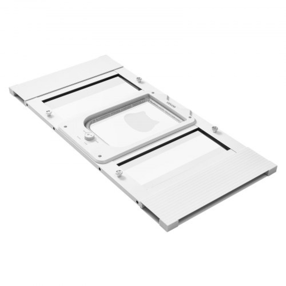 VEVOR Cat Door for Window, Ρυθμιζόμενη ώστε να ταιριάζει πλάτος παραθύρου 686-813 mm, 4 ασφαλείς λειτουργίες κλειδώματος, πλαίσιο αλουμινίου και γυαλί υψηλής διαφάνειας, μαγνητικό κλείσιμο, ανθεκτική στις καιρικές συνθήκες Πόρτα κατοικίδιων ζώων για γάτες