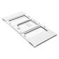 VEVOR Cat Door for Window, Ρυθμιζόμενη ώστε να ταιριάζει πλάτος παραθύρου 686-813 mm, 4 ασφαλείς λειτουργίες κλειδώματος, πλαίσιο αλουμινίου και γυαλί υψηλής διαφάνειας, μαγνητικό κλείσιμο, ανθεκτική στις καιρικές συνθήκες Πόρτα κατοικίδιων ζώων για γάτες