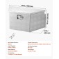 VEVOR Trailer Tongue Box, 660 x 330 x 305 mm Αλουμινένιο κουτί εργαλειοθήκης ρυμουλκούμενου, Ατζέντα αποθήκευσης βαρέως τύπου με κλειδαριά και κλειδιά, βοηθητικό κιβώτιο εργαλείων για κρεβάτι Pickup Truck, RV, SUV, όχημα εκτός δρόμου, Ασημί