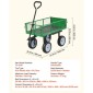 VEVOR Καροτσάκι κήπου με κάθισμα, 226,8 κιλά, Rolling Steel Work κάθισμα κήπου με ρόδες, σκαμπό κηπουρικής βαρέως τύπου, με δίσκο εργαλείων & ρυθμιζόμενη λαβή, βαγόνι εξωτερικού χώρου για αυλή, για γκαζόν, βεράντα, πίσω αυλή, πράσινο