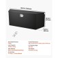 VEVOR Trailer Tongue Box, 1245 x 353 x 470 mm Steel Trailer Tongue Tool Box, Βαριά Duty Storage Organizer με κλειδαριά και κλειδιά, Βοηθητικό κιβώτιο εργαλείων για κρεβάτι Pickup Truck, RV, SUV, Off-Road Vehicle, Μαύρο