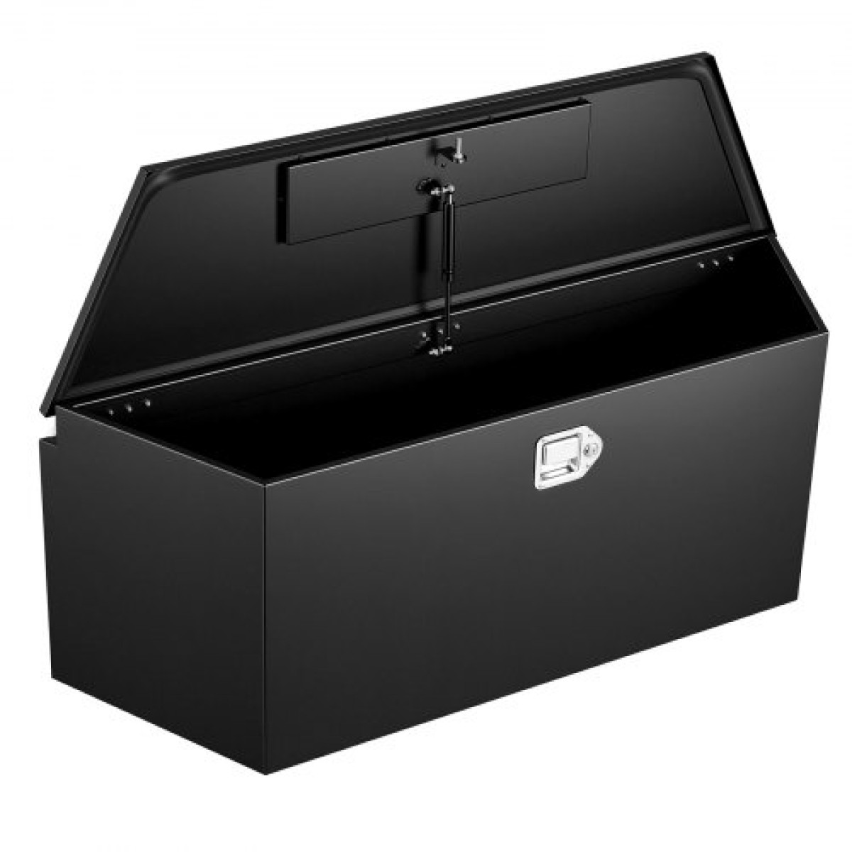 VEVOR Trailer Tongue Box, 1245 x 353 x 470 mm Steel Trailer Tongue Tool Box, Βαριά Duty Storage Organizer με κλειδαριά και κλειδιά, Βοηθητικό κιβώτιο εργαλείων για κρεβάτι Pickup Truck, RV, SUV, Off-Road Vehicle, Μαύρο