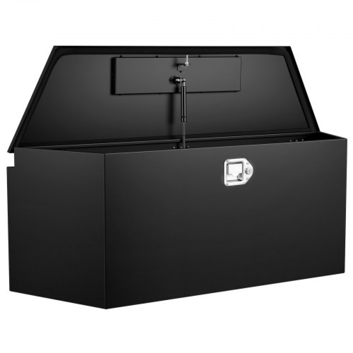 VEVOR Trailer Tongue Box, 1245 x 353 x 470 mm Steel Trailer Tongue Tool Box, Βαριά Duty Storage Organizer με κλειδαριά και κλειδιά, Βοηθητικό κιβώτιο εργαλείων για κρεβάτι Pickup Truck, RV, SUV, Off-Road Vehicle, Μαύρο