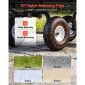 VEVOR Garden Cart, 544,3 kg, βαρέως τύπου Steel Hand Cart, Yard Utility Wagon Wagon Outdoor Transport Cart με ελαστικά 10 ιντσών, Ρυθμιζόμενη λαβή, Αποσπώμενα πλαϊνά πάνελ, Προσάρτηση σε ATV ή τρακτέρ, Μαύρο