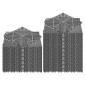 VEVOR Interlocking Drinage Mats, 310 x 310 mm, Modular πλακάκια δαπέδου γκαράζ, αντιολισθητικά πλακάκια δαπέδου αποστράγγισης PP, αυτοστραγγιζόμενα, εύκολη τοποθέτηση, για μπάνιο, κουζίνα, πισίνα & εξωτερικό, γκρι, 50 Pack