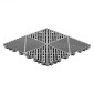 VEVOR Interlocking Drinage Mats, 310 x 310 mm, Modular πλακάκια δαπέδου γκαράζ, αντιολισθητικά πλακάκια δαπέδου αποστράγγισης PP, αυτοστραγγιζόμενα, εύκολη τοποθέτηση, για μπάνιο, κουζίνα, πισίνα & εξωτερικό, γκρι, 50 Pack