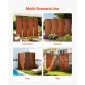 VEVOR Metal Privacy Screen, 50 x 160 cm Ανεξάρτητος Μοντέρνος φράχτης Privacy, Πάνελ διαχωρισμού κήπου με εκτεταμένους πάσσαλους εδάφους & πλάκα από ανθρακούχο χάλυβα, ανεξάρτητο εξωτερικό διαχωριστικό για κήπο, εσωτερικό