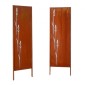 VEVOR Metal Privacy Screen, 50 x 160 cm Ανεξάρτητος Μοντέρνος φράχτης Privacy, Πάνελ διαχωρισμού κήπου με εκτεταμένους πάσσαλους εδάφους & πλάκα από ανθρακούχο χάλυβα, ανεξάρτητο εξωτερικό διαχωριστικό για κήπο, εσωτερικό