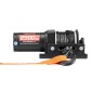 VEVOR 1134 kg Ηλεκτρικό βαρούλκο, βαρούλκο 12V DC ATV/UTV με Φ4,8 mm x 12 m Συνθετικό Σχοινί & Ενσύρματο Τηλεχειριστήριο, IP55 Αδιάβροχο, Πλάκα στήριξης Fairlead περίβλημα αλουμινίου για ρυμούλκηση ATV, μαύρο