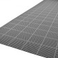 VEVOR Δάπεδο Αποστράγγισης, 90 x 1500 cm, Αντιολισθητικό Επαγγελματικό Χαλάκι PVC, Υγρό Χώρο Αποστράγγισης Νερού Splash Ματ Κοίλο Ρολό Πόρτας, για Εξωτερικό Εσωτερικό Εστιατόριο Πισίνα Αίθριο Μπάνιο Μπάνιο, Μαύρο