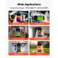 Θερμική κάμερα VEVOR για Android & iOS, 512 x 384 Super Resolution, 25 HZ Rate Refresh Rate Infrared Thermal Imager for Smartphone Tablets, 256 x 192 IR Resolution, -20°C έως 550°C & 6 Color Palettes