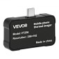 Θερμική κάμερα VEVOR για Android & iOS, 512 x 384 Super Resolution, 25 HZ Rate Refresh Rate Infrared Thermal Imager for Smartphone Tablets, 256 x 192 IR Resolution, -20°C έως 550°C & 6 Color Palettes
