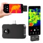 Θερμική κάμερα VEVOR για Android & iOS, 512 x 384 Super Resolution, 25 HZ Rate Refresh Rate Infrared Thermal Imager for Smartphone Tablets, 256 x 192 IR Resolution, -20°C έως 550°C & 6 Color Palettes