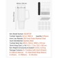 VEVOR Sublimation Tumblers, 8 Pack, 1183 mL Tumblers Bulk with Handle, Ανοξείδωτα κύπελλα εξάχνωσης με καπάκι και καλαμάκια, διπλό μονωμένο κάλυμμα ποτηριού, για εξατομικευμένη προσαρμογή DIY
