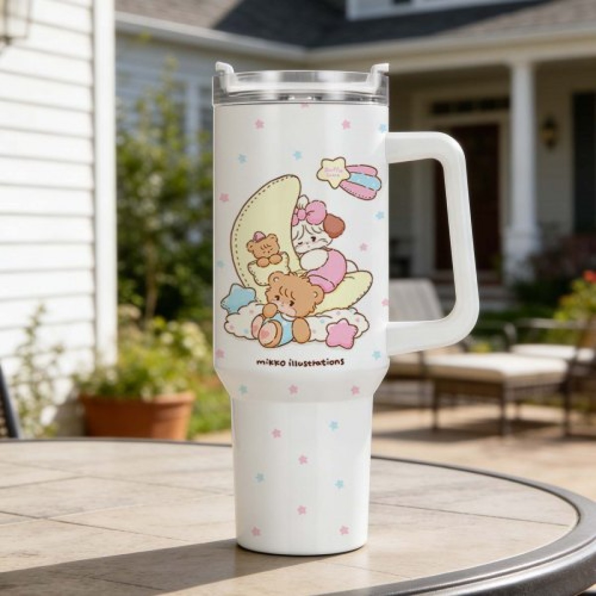VEVOR Sublimation Tumblers, 8 Pack, 1183 mL Tumblers Bulk with Handle, Ανοξείδωτα κύπελλα εξάχνωσης με καπάκι και καλαμάκια, διπλό μονωμένο κάλυμμα ποτηριού, για εξατομικευμένη προσαρμογή DIY