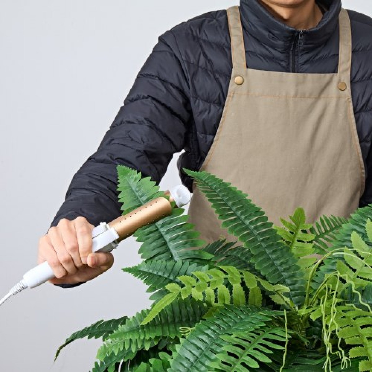 VEVOR Τεχνητές φτέρες, 1219 mm Fake Boston Fern Bush Plant with 67 Fronds, Faux Greenery για εσωτερική/εξωτερική διακόσμηση, μετάξι & LDPE, Κατάλληλο για φυτευτή σαλονιού γραφείου στον κήπο της βεράντας στο σπίτι, σετ 2