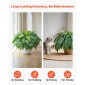 VEVOR Τεχνητές φτέρες, 1219 mm Fake Boston Fern Bush Plant with 67 Fronds, Faux Greenery για εσωτερική/εξωτερική διακόσμηση, μετάξι & LDPE, Κατάλληλο για φυτευτή σαλονιού γραφείου στον κήπο της βεράντας στο σπίτι, σετ 2
