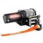 VEVOR 1360 kg Ηλεκτρικό βαρούλκο, βαρούλκο 12V DC ATV/UTV με Φ5 mm x 12 m ατσάλινο συρματόσχοινο & ενσύρματο τηλεχειριστήριο, IP55 αδιάβροχο, Πλάκα στήριξης Fairlead περίβλημα αλουμινίου για ρυμούλκηση ATV, μαύρο