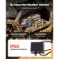 VEVOR 1360 kg Ηλεκτρικό βαρούλκο, βαρούλκο 12V DC ATV/UTV με Φ5 mm x 12 m ατσάλινο συρματόσχοινο & ενσύρματο τηλεχειριστήριο, IP55 αδιάβροχο, Πλάκα στήριξης Fairlead περίβλημα αλουμινίου για ρυμούλκηση ATV, μαύρο