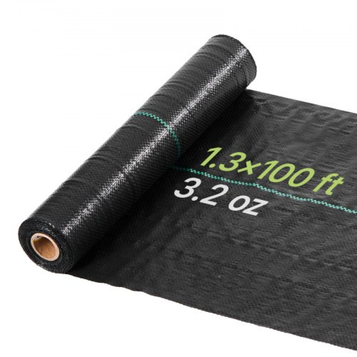 VEVOR Weed Barrier Fabric Heavy Duty, 0,4 x 30,5m 90,7g Landscape Fabric, Woven Weed Blocker Fabrics, Garden Fabrics Weeds Barrier, Weeds Control Ground Cover, Geotextile Webbing, Gardening Mat, Black
