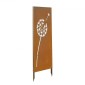 VEVOR Metal Privacy Screen, 61 x 160 cm Ανεξάρτητος Μοντέρνος φράχτης Privacy, Πάνελ διαχωρισμού κήπου με εκτεταμένους πάσσαλους εδάφους & χαλύβδινη πλάκα, ανεξάρτητο εξωτερικό διαχωριστικό για κήπο, αυλή, τοίχο
