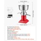 VEVOR Electric Milk Cream Separator, 60L/H Output 10500RPM Milk Cream Crifugal Separator, 304 Ανοξείδωτο Ατσάλι Γίδινο Αγελαδινό Γάλα Διαχωριστική Μηχανή με Χωρητικότητα μπολ 4,5L (40W, 100-240V)